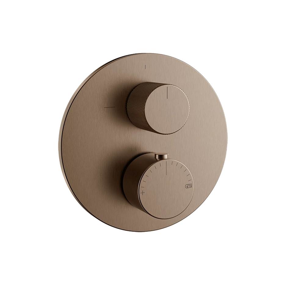 Gessi 63135 Anello Trim Parts Only External Parts For 2-Way Diverterthermostatic and Volume Control Diamantato.