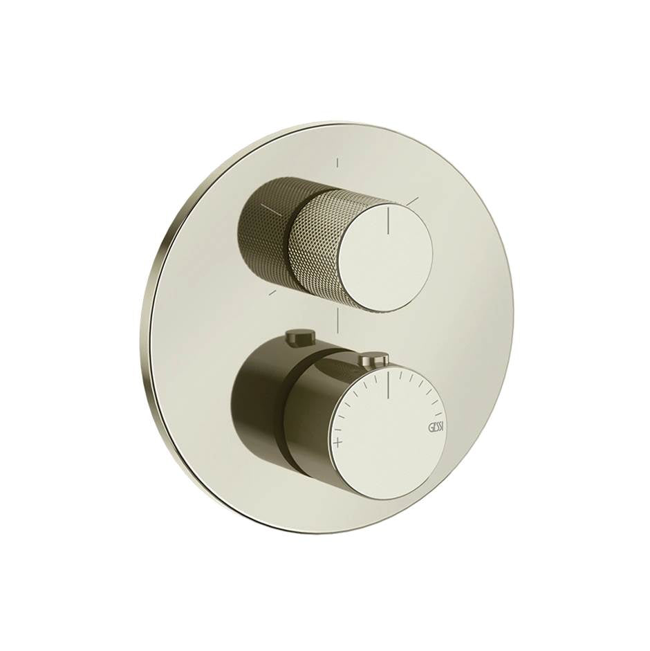 Gessi 63137 Anello Trim Parts Only External Parts For 3-Way Diverterthermostatic and Volume Control Diamantato.