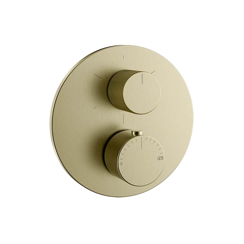 Gessi 63137 Anello Trim Parts Only External Parts For 3-Way Diverterthermostatic and Volume Control Diamantato.