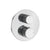 Gessi 63141 Ventaglio Trim Parts Only External Parts For 2-Way Diverter Thermostatic and Volume Control Rigato.