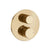 Gessi 63143 Ventaglio Trim Parts Only External Parts For 3-Way Diverterthermostatic and Volume Control Rigato.