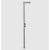 Gessi 63204 Outdoor Trim Parts Only Two Functions Thermostatic Outdoor Shower Column