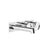 Gessi 63341 Anello Trim Parts Only Wall-Mounted Two-Way Built-In Bath Mixer