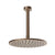 Gessi 63350 Ventaglio Ceiling-Mounted, Shower Head With Arm, Custom Length