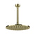Gessi 63350 Ventaglio Ceiling-Mounted, Shower Head With Arm, Custom Length