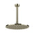 Gessi 63350 Ventaglio Ceiling-Mounted, Shower Head With Arm, Custom Length