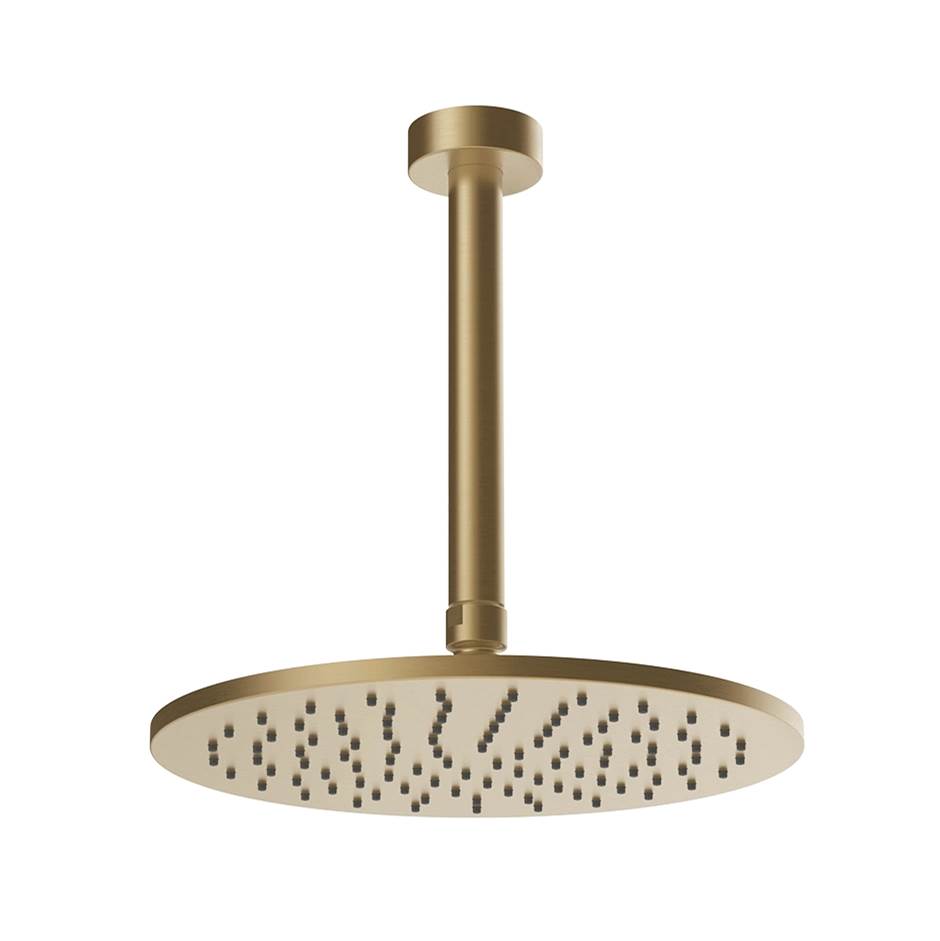 Gessi 63350 Ventaglio Ceiling-Mounted, Shower Head With Arm, Custom Length