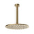 Gessi 63350 Ventaglio Ceiling-Mounted, Shower Head With Arm, Custom Length