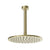 Gessi 63350 Ventaglio Ceiling-Mounted, Shower Head With Arm, Custom Length