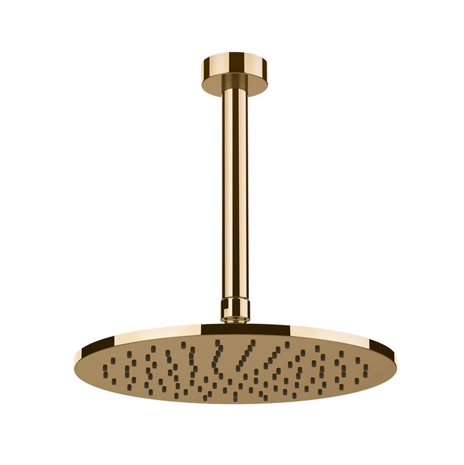 Gessi 63350 Ventaglio Ceiling-Mounted, Shower Head With Arm, Custom Length
