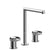 Gessi 63353 Anello Widespread Washbasin Mixer Without Pop-Up Assembly