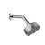 Gessi 63354 Inverso Wall-Mounted Adjustable Shower Head With Arm Diamantato.