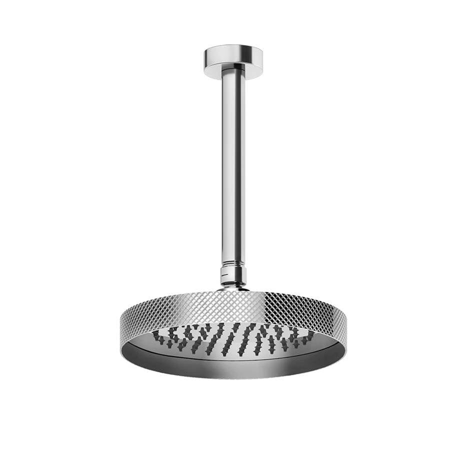 Gessi 63452 Inverso Ceiling -Mounted Shower Head With Arm Diamantato.