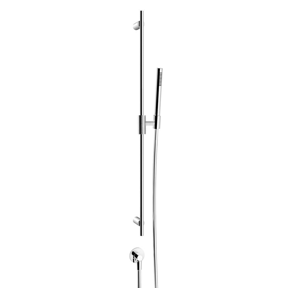 Gessi 63482 Habito Handshower and Adjustable Sliding Rail Set. Diamantato