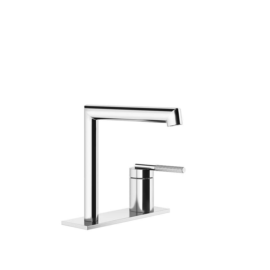Gessi 63515 Ingranaggio Deck-Mounted Washbasin Mixer With Separate Control Without Pop-Up Assembly