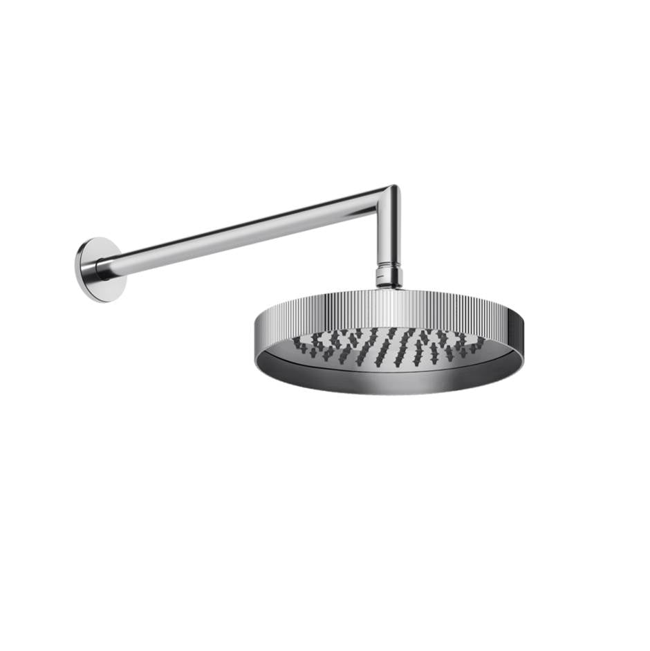 Gessi 63548 Inverso Wall-Mounted Adjustable Shower Head With Arm Rigato.