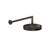 Gessi 63548 Inverso Wall-Mounted Adjustable Shower Head With Arm Rigato.