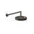 Gessi 63548 Inverso Wall-Mounted Adjustable Shower Head With Arm Rigato.