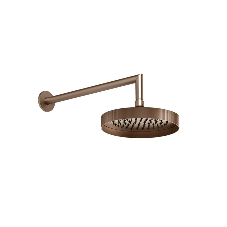 Gessi 63548 Inverso Wall-Mounted Adjustable Shower Head With Arm Rigato.