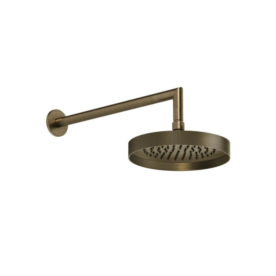 Gessi 63548 Inverso Wall-Mounted Adjustable Shower Head With Arm Rigato.