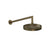 Gessi 63548 Inverso Wall-Mounted Adjustable Shower Head With Arm Rigato.