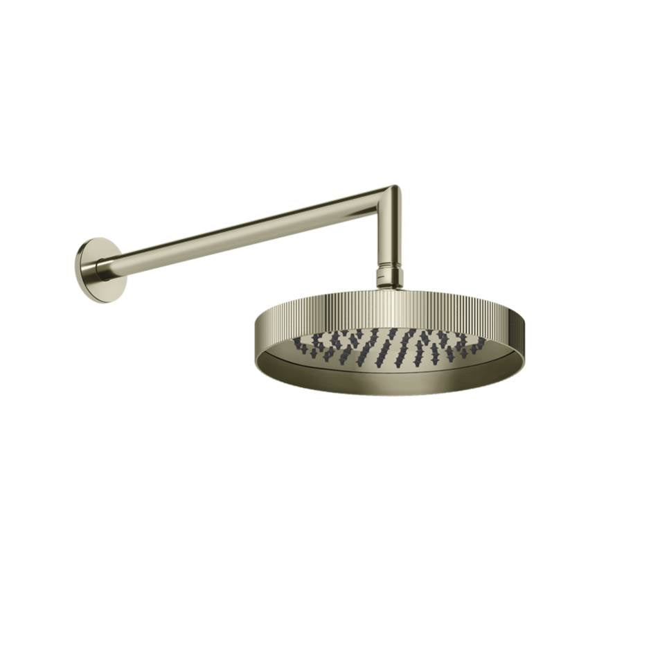 Gessi 63548 Inverso Wall-Mounted Adjustable Shower Head With Arm Rigato.