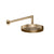 Gessi 63548 Inverso Wall-Mounted Adjustable Shower Head With Arm Rigato.