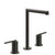 Gessi 63553 Ingranaggio Widespread Washbasin Mixer Without Pop-Up Assembly