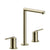 Gessi 63553 Ingranaggio Widespread Washbasin Mixer Without Pop-Up Assembly