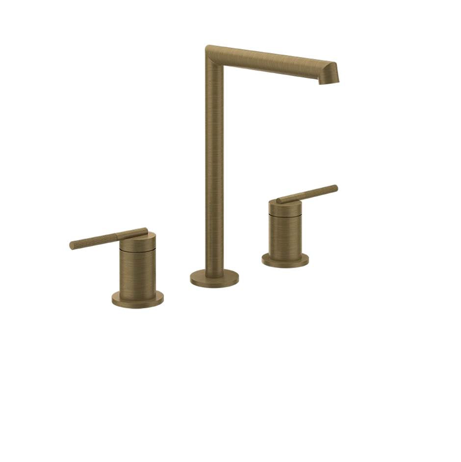 Gessi 63553 Ingranaggio Widespread Washbasin Mixer Without Pop-Up Assembly