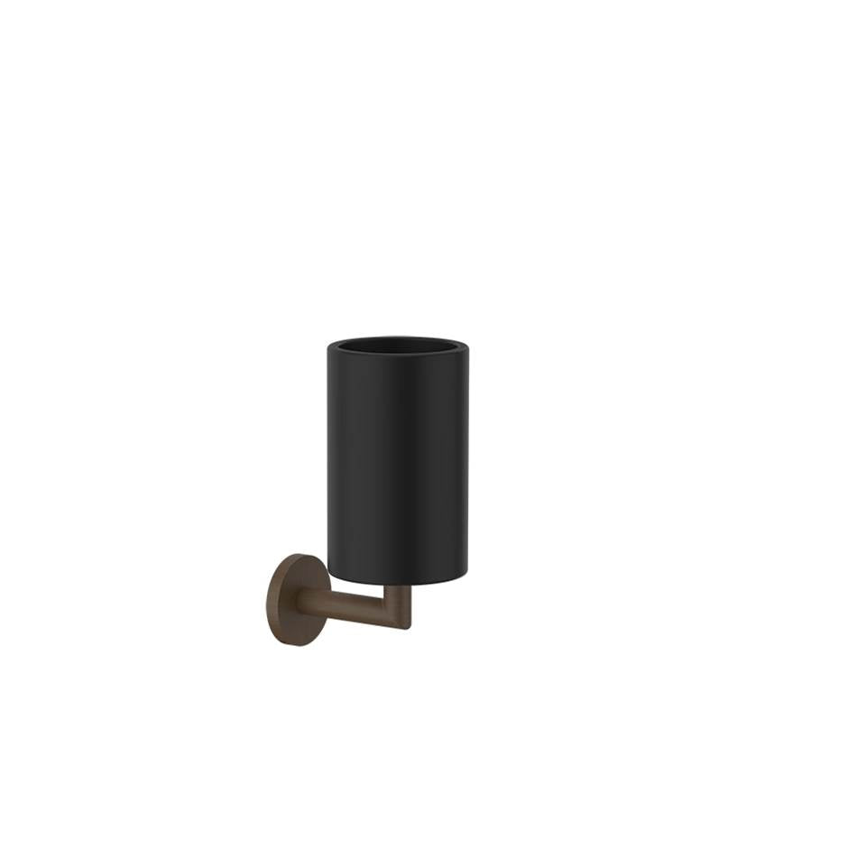 Gessi 63608 Ventaglio Wall-Mounted Black Tumbler Holder