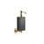 Gessi 63614 Ventaglio Wall-Mounted Black Dispenser