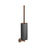 Gessi 63620 Ventaglio Wall-Mounted Black Toilet Brush Holder