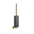 Gessi 63620 Ventaglio Wall-Mounted Black Toilet Brush Holder