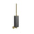 Gessi 63620 Ventaglio Wall-Mounted Black Toilet Brush Holder