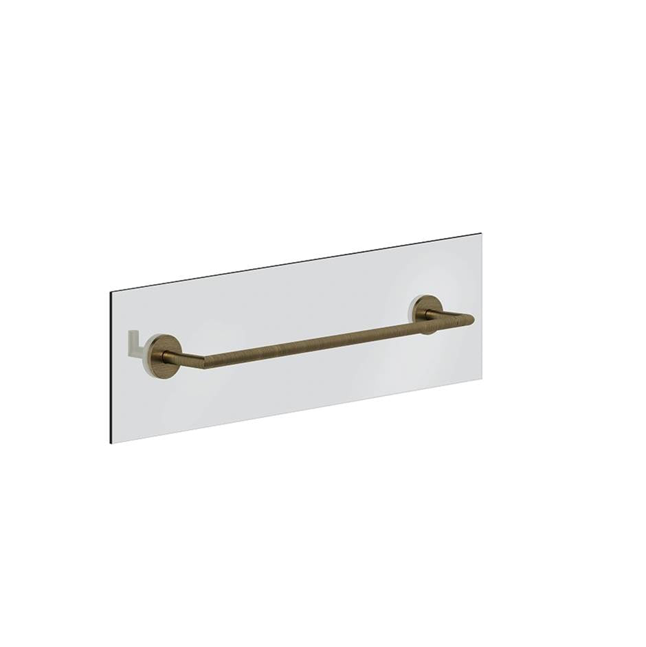 Gessi 63726 Ventaglio Towel Rail For Glass Fixing - 18" Length