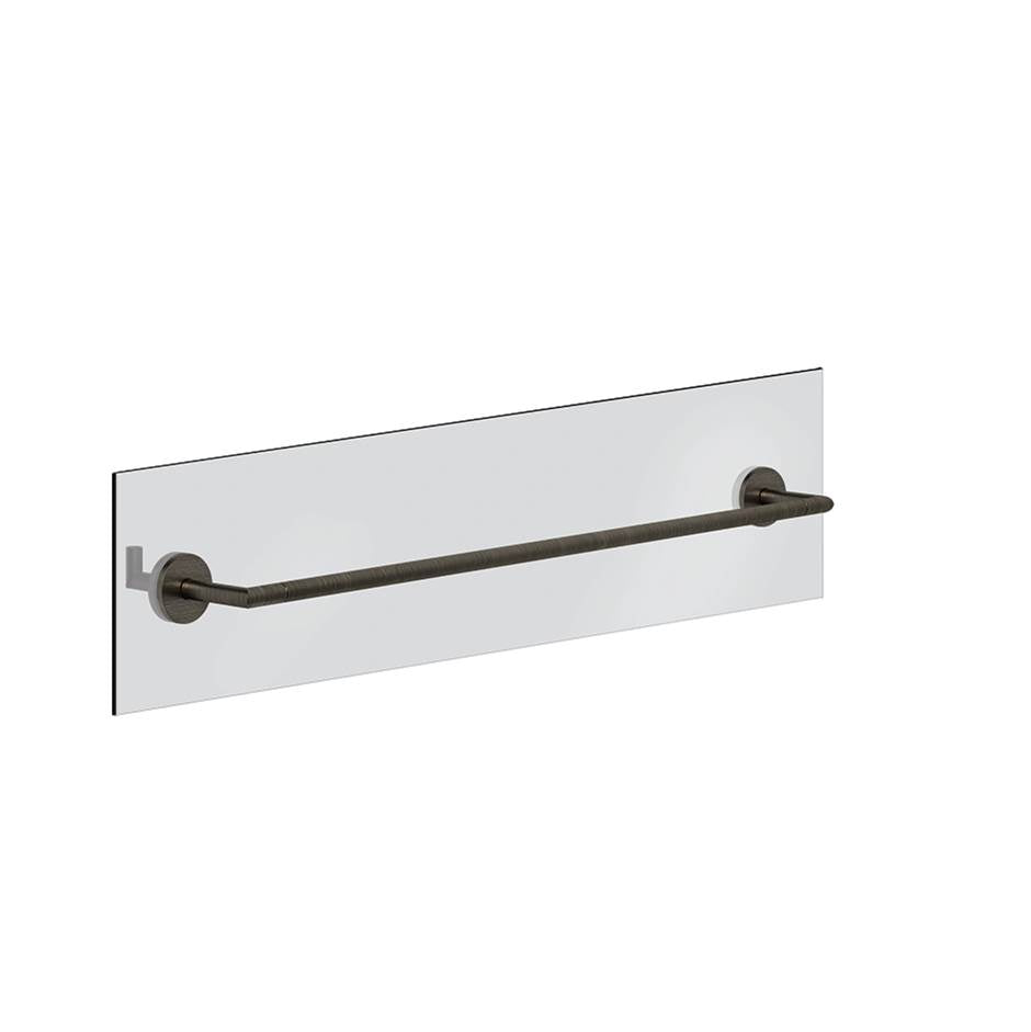 Gessi 63728 Ventaglio Towel Rail For Glass Fixing - 24" Length