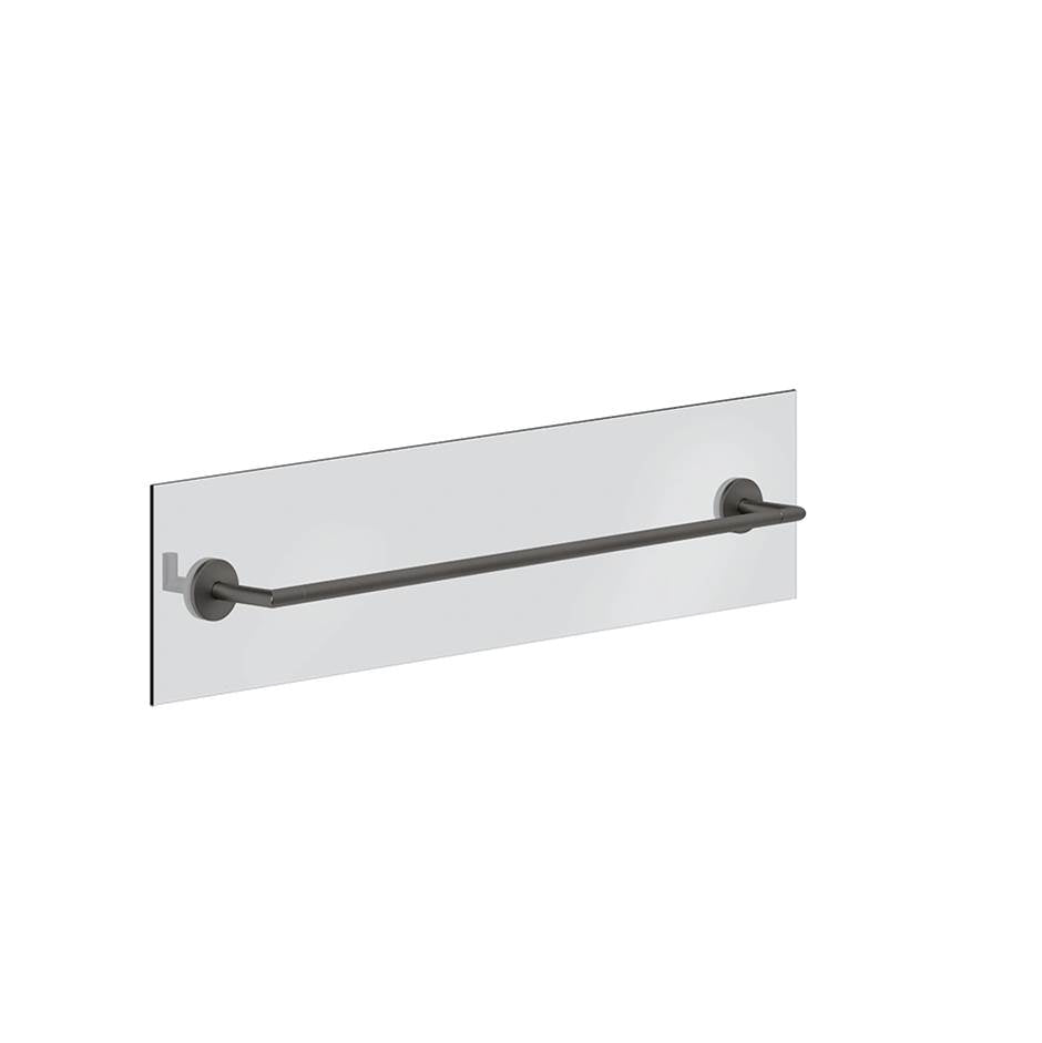 Gessi 63728 Ventaglio Towel Rail For Glass Fixing - 24" Length