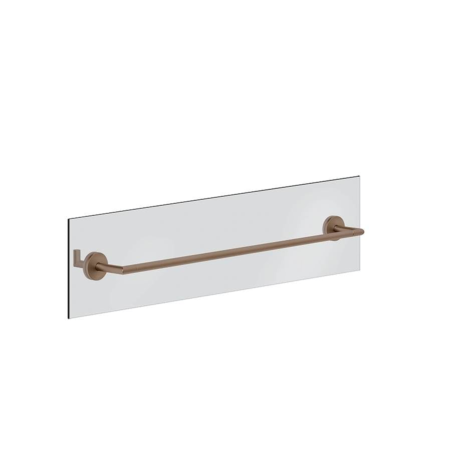Gessi 63728 Ventaglio Towel Rail For Glass Fixing - 24" Length