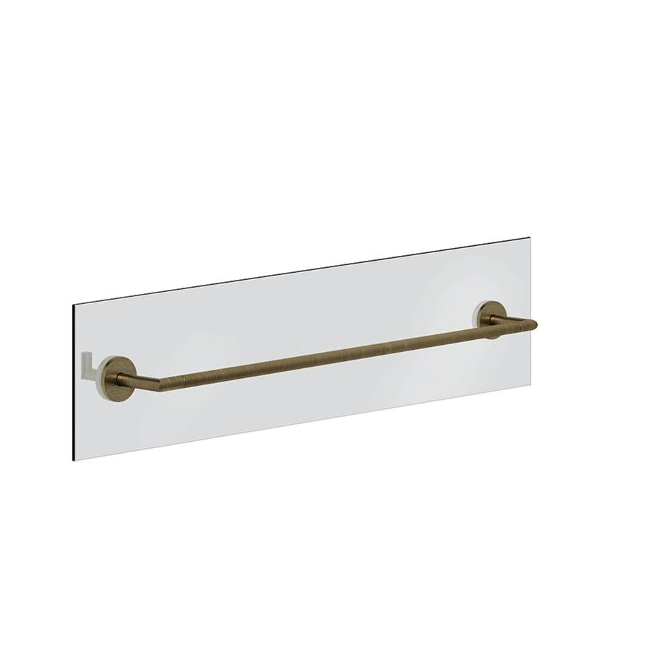 Gessi 63728 Ventaglio Towel Rail For Glass Fixing - 24" Length