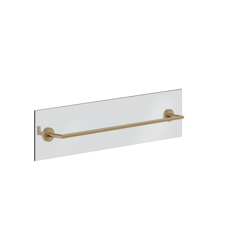 Gessi 63728 Ventaglio Towel Rail For Glass Fixing - 24" Length