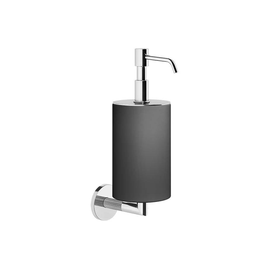 Gessi 63814 Ingranaggio Wall-Mounted Liquid Soap Dispenser - Black