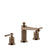 Gessi 65014 Venti20 Widespread Washbasin Mixer Without Pop-Up Assembly