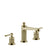Gessi 65014 Venti20 Widespread Washbasin Mixer Without Pop-Up Assembly