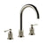 Gessi 65016 Venti20 Widespread Washbasin Mixer Without Pop-Up Assembly