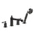 Gessi 65045 Venti20 Four-Hole Roman Tub Set