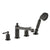 Gessi 65045 Venti20 Four-Hole Roman Tub Set