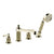 Gessi 65045 Venti20 Four-Hole Roman Tub Set