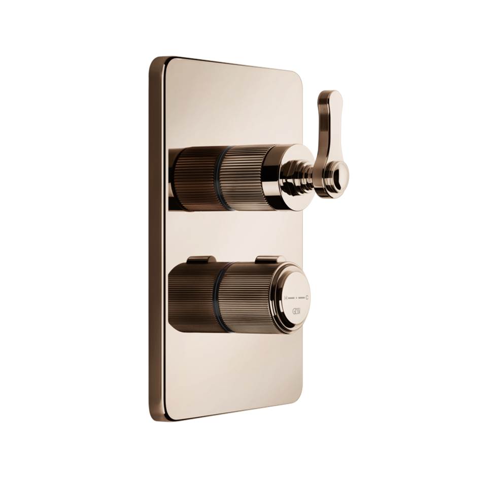 Gessi 65135 Venti20 Trim Parts Only External Parts For 2-Way Thermostatic Diverter and Volume Control - Parent