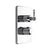 Gessi 65135 Venti20 Trim Parts Only External Parts For 2-Way Thermostatic Diverter and Volume Control
